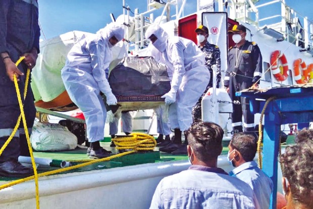 Fisherman’s body reaches Pudukai after five days Fisherman’s body reaches Pudukai after five days