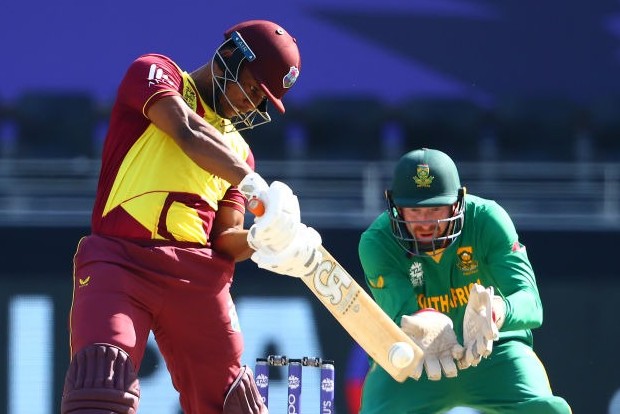 Lewis hits fifty before WI lose momentum to post 143/8 against South Africa Lewis hits fifty before WI lose momentum to post 143/8 against South Africa