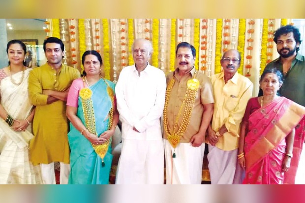 This is how Suriya, Karthi surprised dad Sivakumar on his birthday