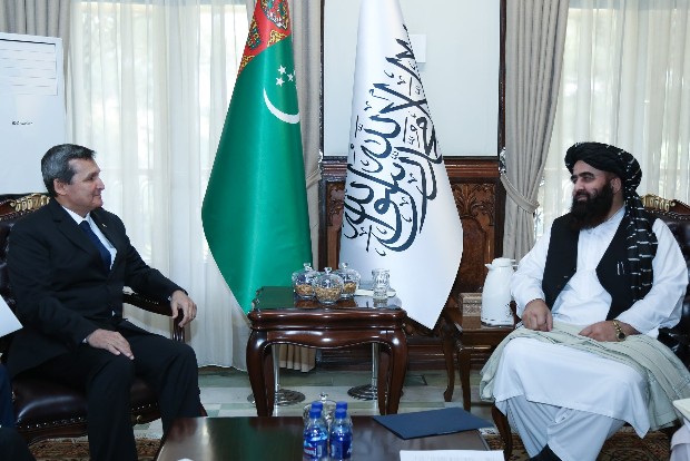 Taliban Acting PM meets Turkmen FM on bilateral ties