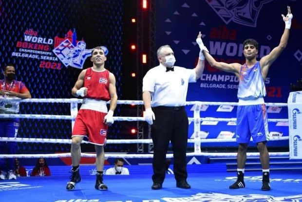 Mens World Boxing: Akash Kumar storms into quarter-finals