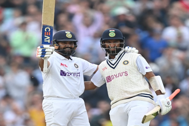 Rohit Sharma scores brilliant hundred as India reach 199/1 at tea Rohit Sharma scores brilliant hundred as India reach 199/1 at tea