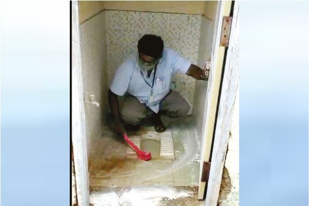 Nagai school HM sets a ‘clean’ example