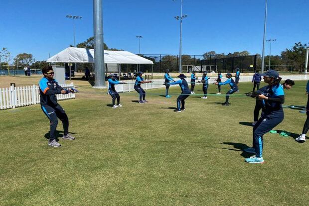 Indian women cricketers begin training in Australia Indian women cricketers begin training in Australia