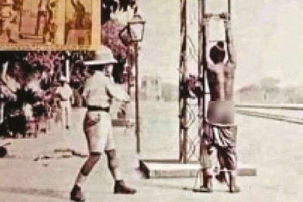 Pic of Bhagat Singh being flogged wrongly attributed