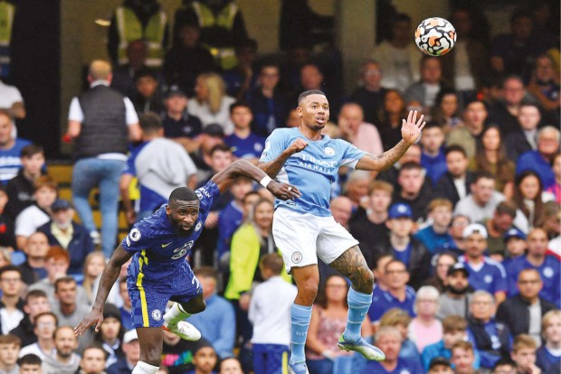 Jesus helps City inflict first defeat of season on Chelsea