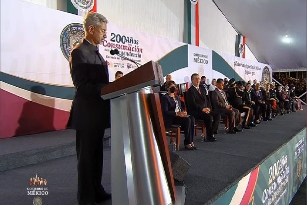 Jaishankar represents India at Mexicos 200th independence day celebrations