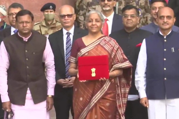 Nirmala Sitharaman dons rusty brown saree for her fourth budget presentation