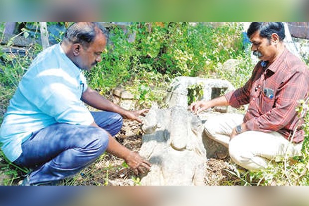 1,200-year-old sculpture of Lord Vishnu unearthed in Srivilliputhur