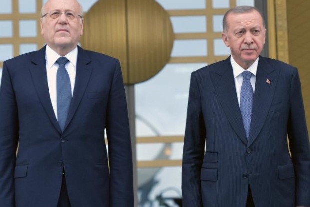 Turkish President, Lebanese PM vow to enhance cooperation