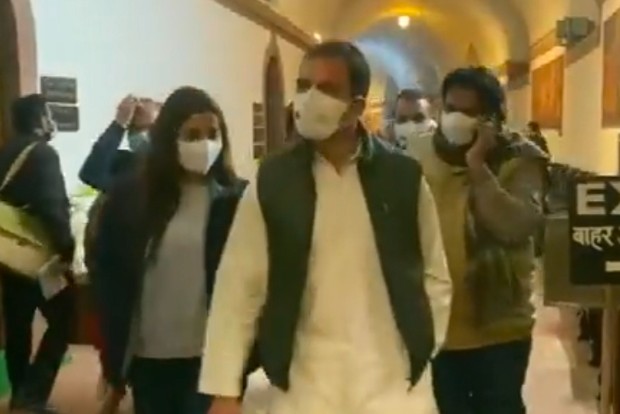 ‘I am a Tamilian’, says Rahul while leaving House after LS address