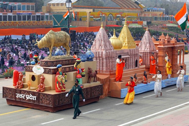 Uttar Pradesh best tableau of R-Day parade 2022, Maharashtra wins popular category