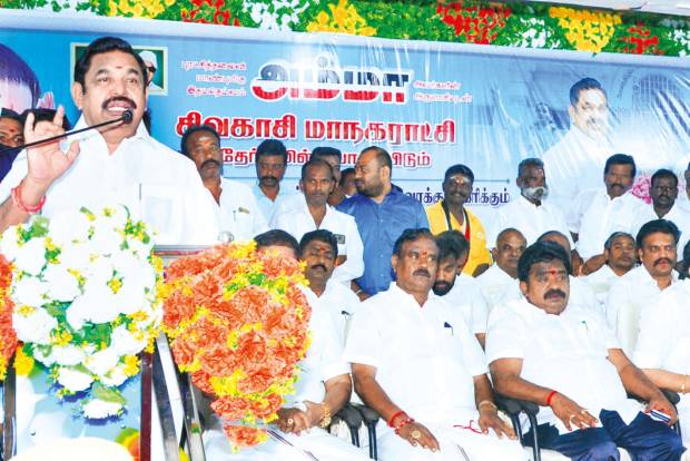 Stalin inefficient CM, says Palaniswami