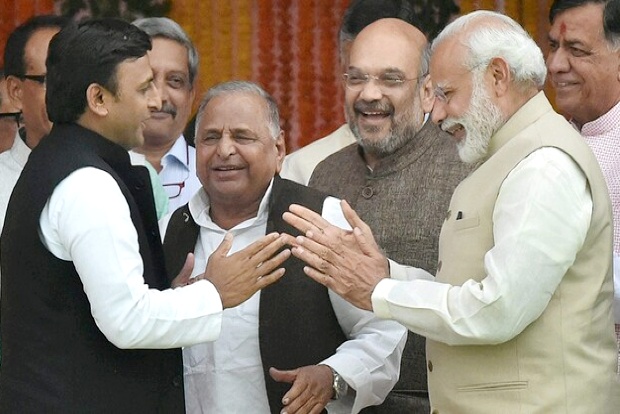 Day before UP votes, PMs dual-edged attack on Congress, Akhilesh Yadav