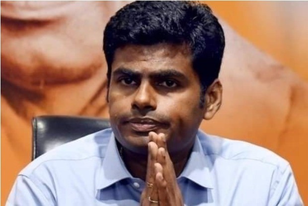 Annamalai urges people to vote against DMK Annamalai urges people to vote against DMK