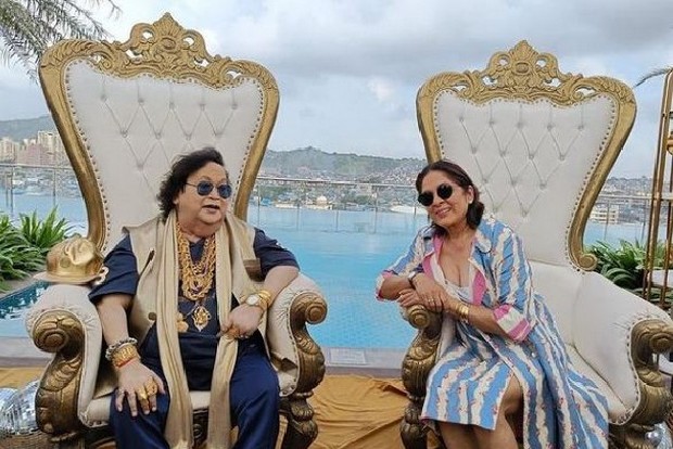 Neena Gupta shares recent picture with Bappi Lahari from their shoot