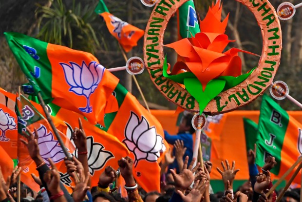BJP men gift model cheques, booked