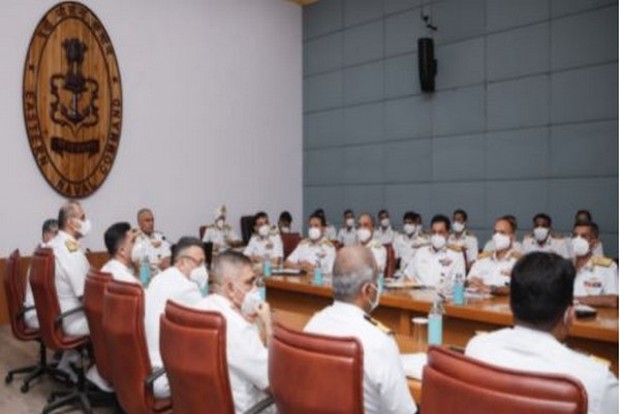 Chief of Naval staff reviews preparations for 12th Presidents Fleet Review