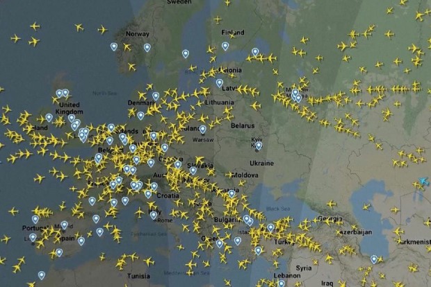 Ukraine closes airspace to civilian flights citing high risk