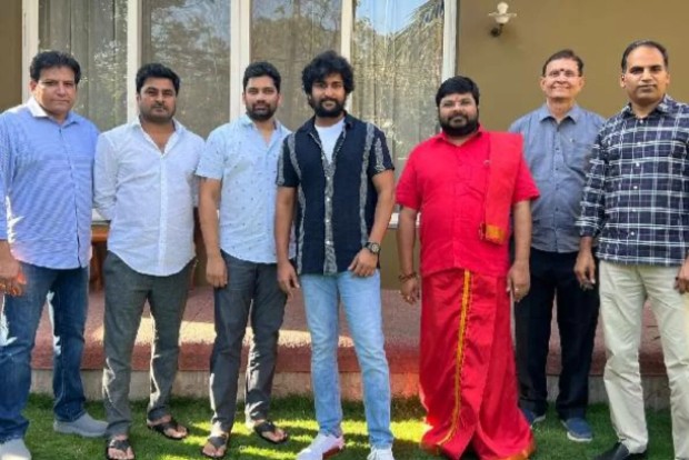 Producers pay a surprise visit to Nani on his birthday