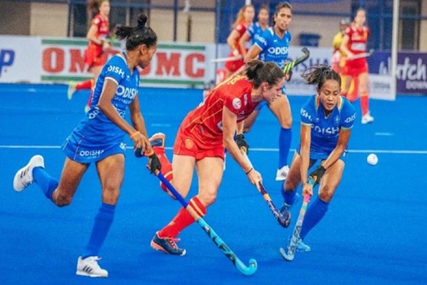 FIH Pro League: Indian womens edge Spain 2-1 to remain unbeaten