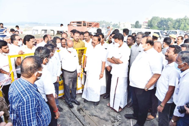 AIADMK govt damaged Cauvery bridge built by M Karunanidhi govt intentionally, charges Nehru