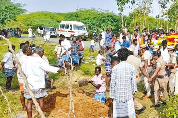 Pudukkottai boy buried at native, bullet sent for forensic analysis Pudukkottai boy buried at native, bullet sent for forensic analysis