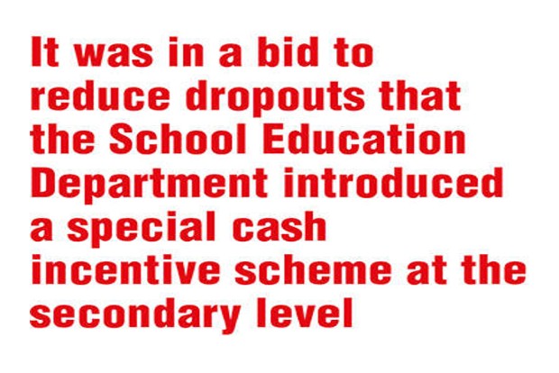 Special incentive to be disbursed among board exam students