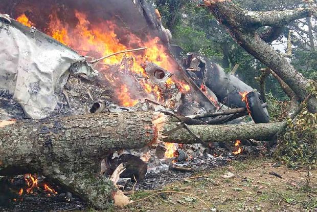 No foul play, chopper carrying CDS crashed due to entry into clouds: Inquiry report No foul play, chopper carrying CDS crashed due to entry into clouds: Inquiry report
