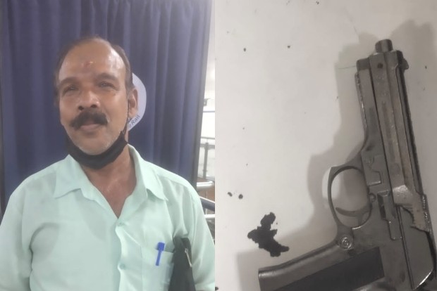 Kerala man held with gun at Chennai Central Metro station