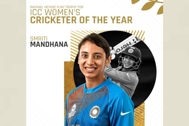 Indias Smriti Mandhana wins ICCs Womens Player of the Year