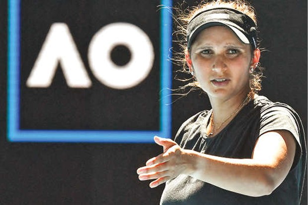 Sania bids adieu to Aus Open with mixed doubles loss
