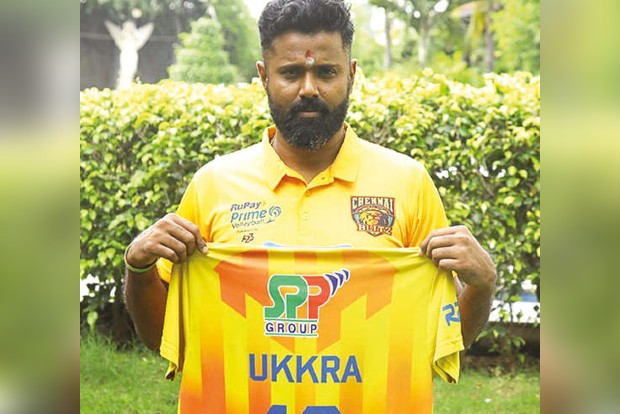 Ukkrapandian named Chennai captain for Prime Volleyball Ukkrapandian named Chennai captain for Prime Volleyball