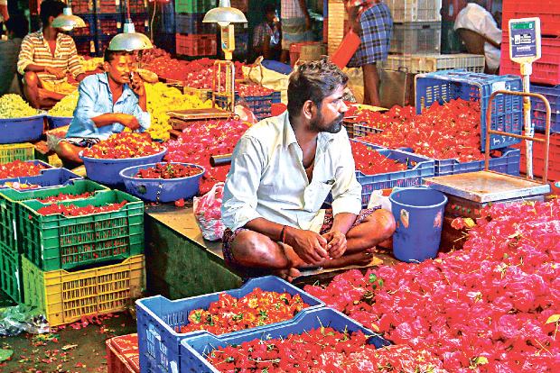 Chennai: Temples opened, but flower sale yet to pick up
