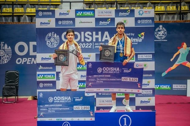 Odisha Open: Kiran George beats Priyanshu Rajawat to win mens singles title