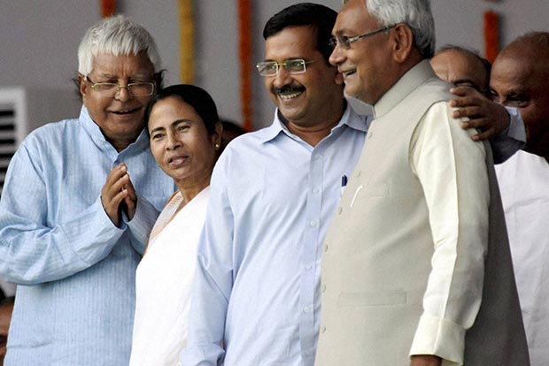 Nitish sworn in as CM for the fifth time