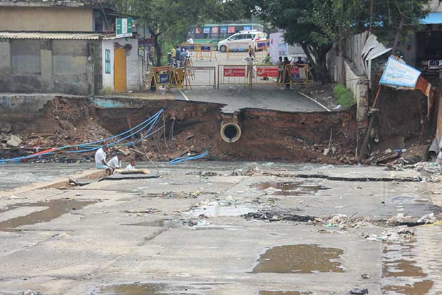 Rail Nagar’s lifeline damaged