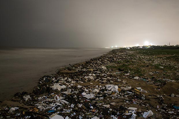 Rains bring back garbage to coast