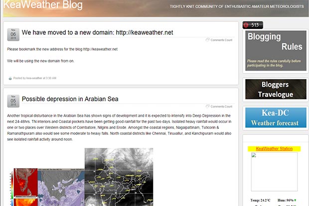 Citizens rely on weather bloggers