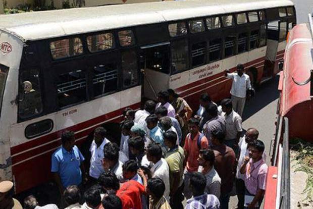MTC bus kills woman in Moolakadai