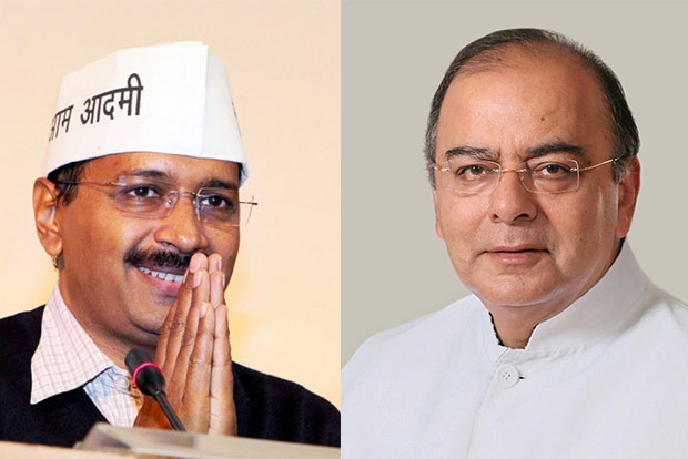 AAP holds nationwide protests against Jaitley