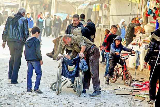 Over 300 killed in a day in ongoing massacre in Syria