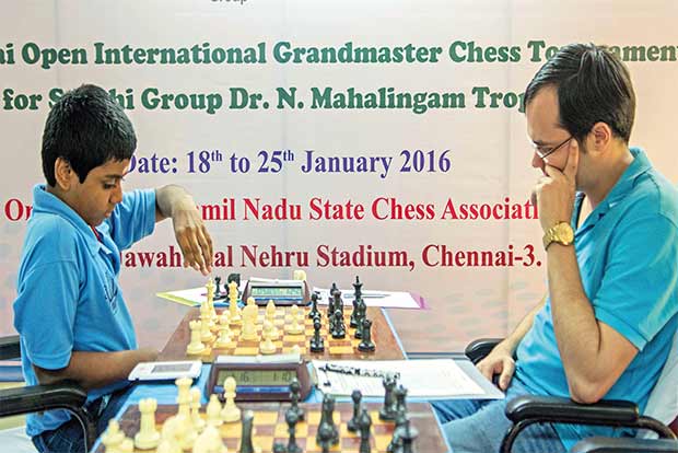 Ukrainian GM the fastest winner in Round 1