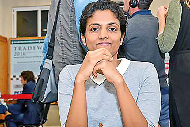 Harika outplays Short, joins Aravindh, Sethuraman in lead