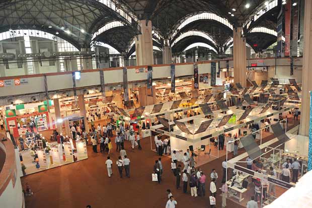 International leather fair in the city