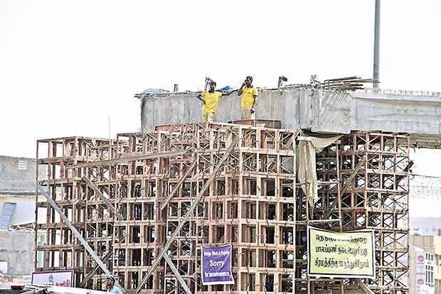 Delay in flyover work troubles motorists