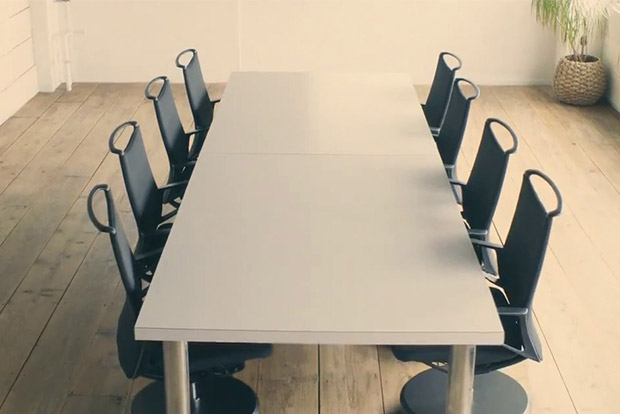 GOING VIRAL: Magical self-parking chairs to keep office tidy
