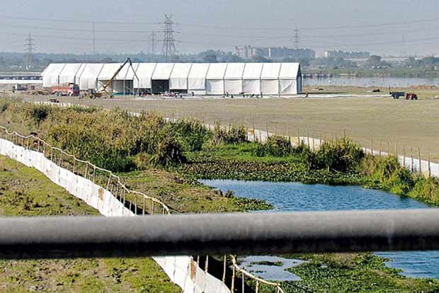 Army erects floating bridge for Art of Living event in Delhi