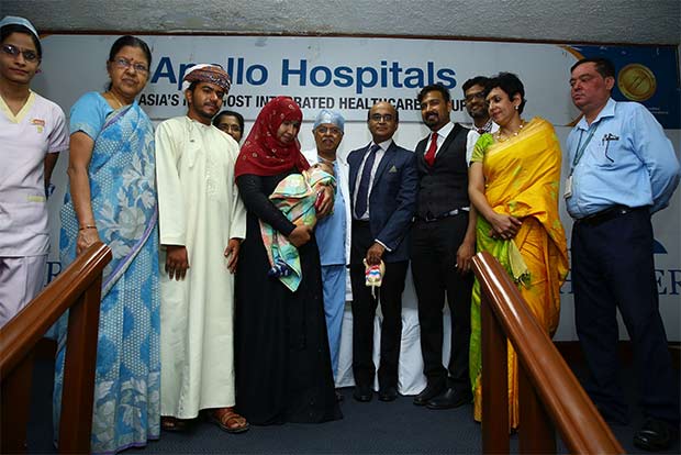 Rare heart surgery gives Omani infant fresh breath of life