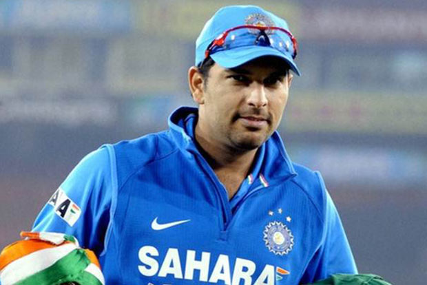 Jolt for India, Yuvraj out with ankle injury